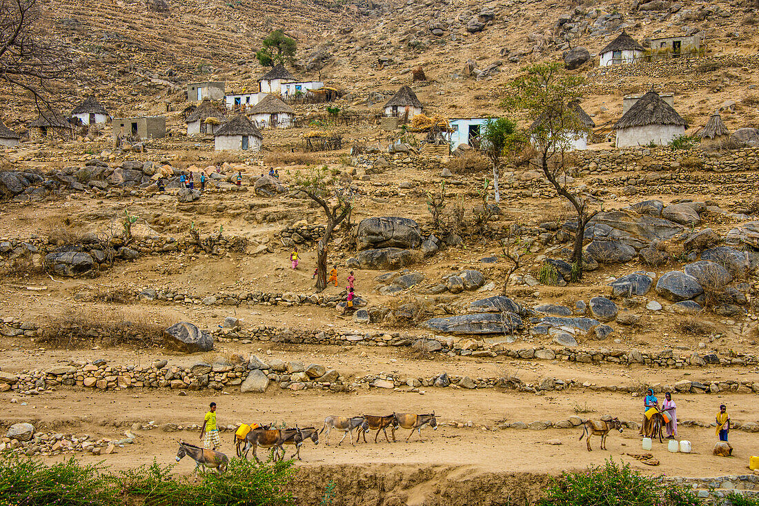 Scene along the road between Asmara and Keren, Eritrea, Africa