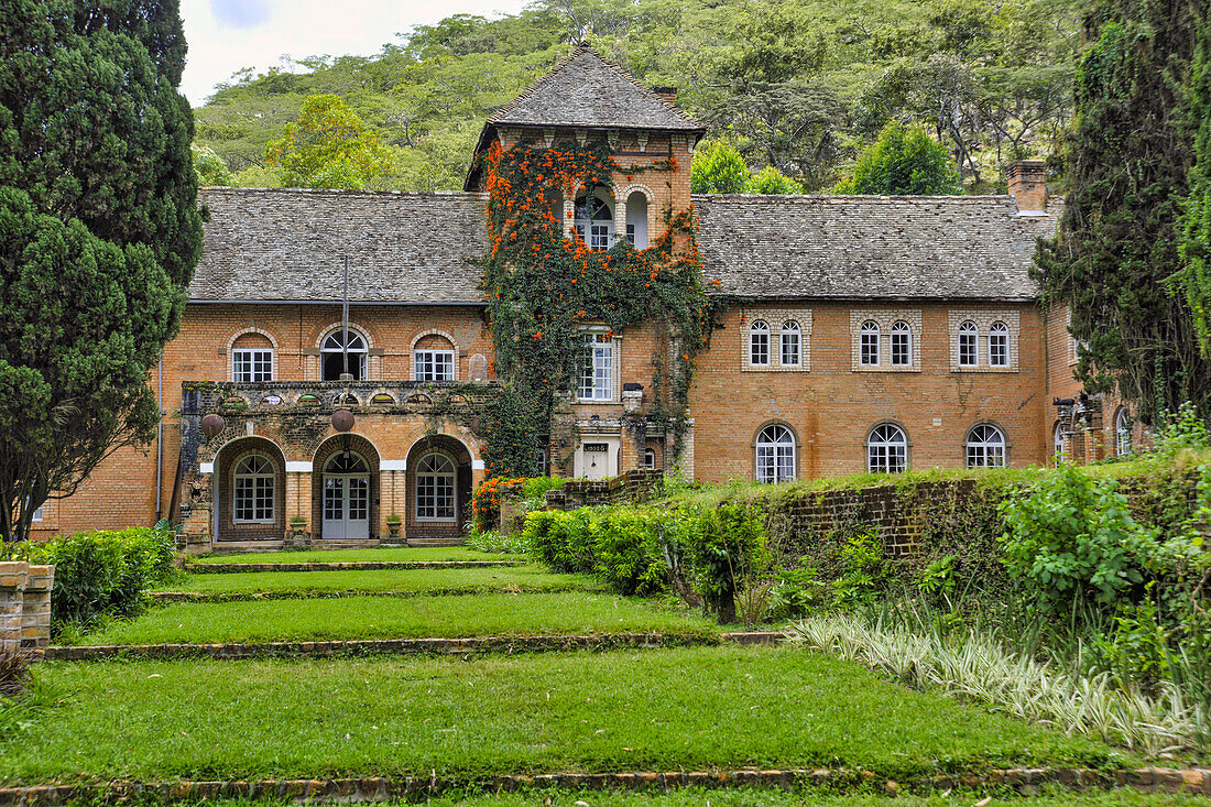 Shiwa Ng'andu House built in the last century by Sir Stuart Gore-Browne, the English style estate featured in a book called The Africa House, Muchinga Province, Zambia, Africa