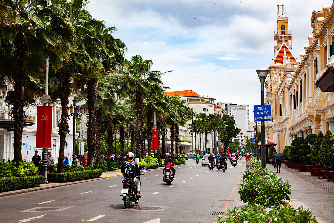 Das Rathaus von Ho-Chi-Minh-Stadt, Ho-Chi-Minh-Stadt, Vietnam, Indochina, Südostasien, Asien