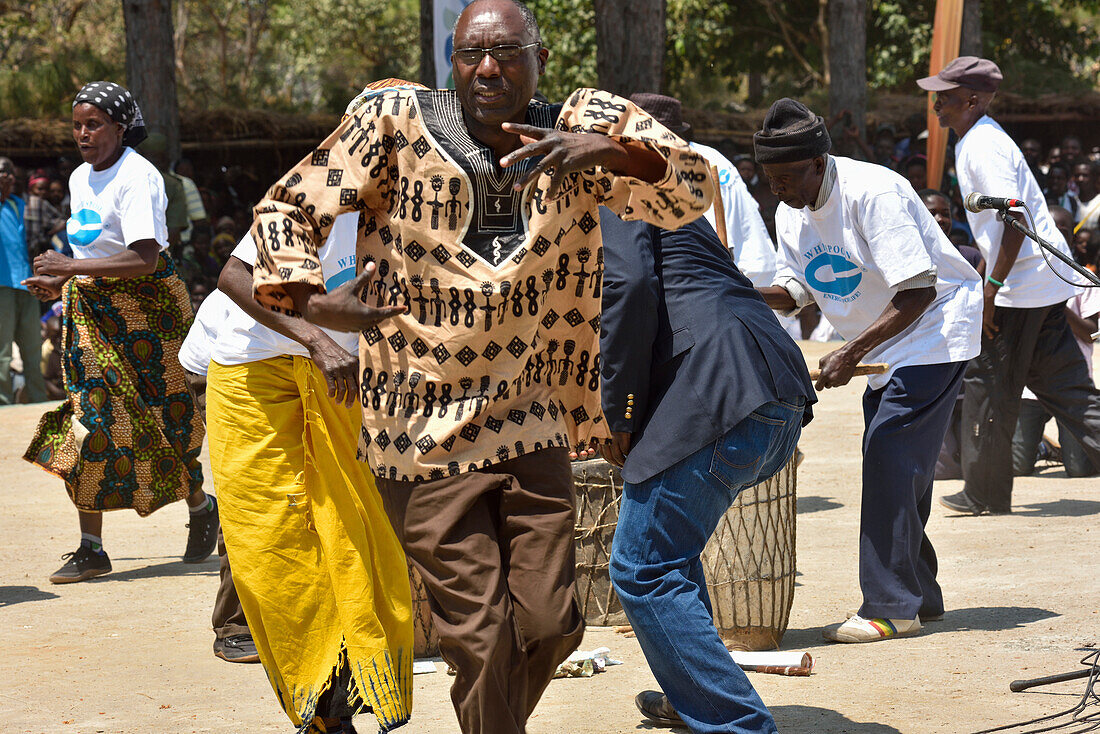 Ukusefya pa Ng'wena, a traditional ceremony of the Bemba people of Paramount Chief Chitimukulu of Kasama that chronicles their journey from Angola to Zambia, held annually in August, Kasama, Zambia, Africa