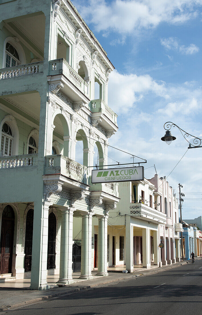 Historische Gebäude, Cienfuegos, Kuba, Westindische Inseln, Karibik, Mittelamerika