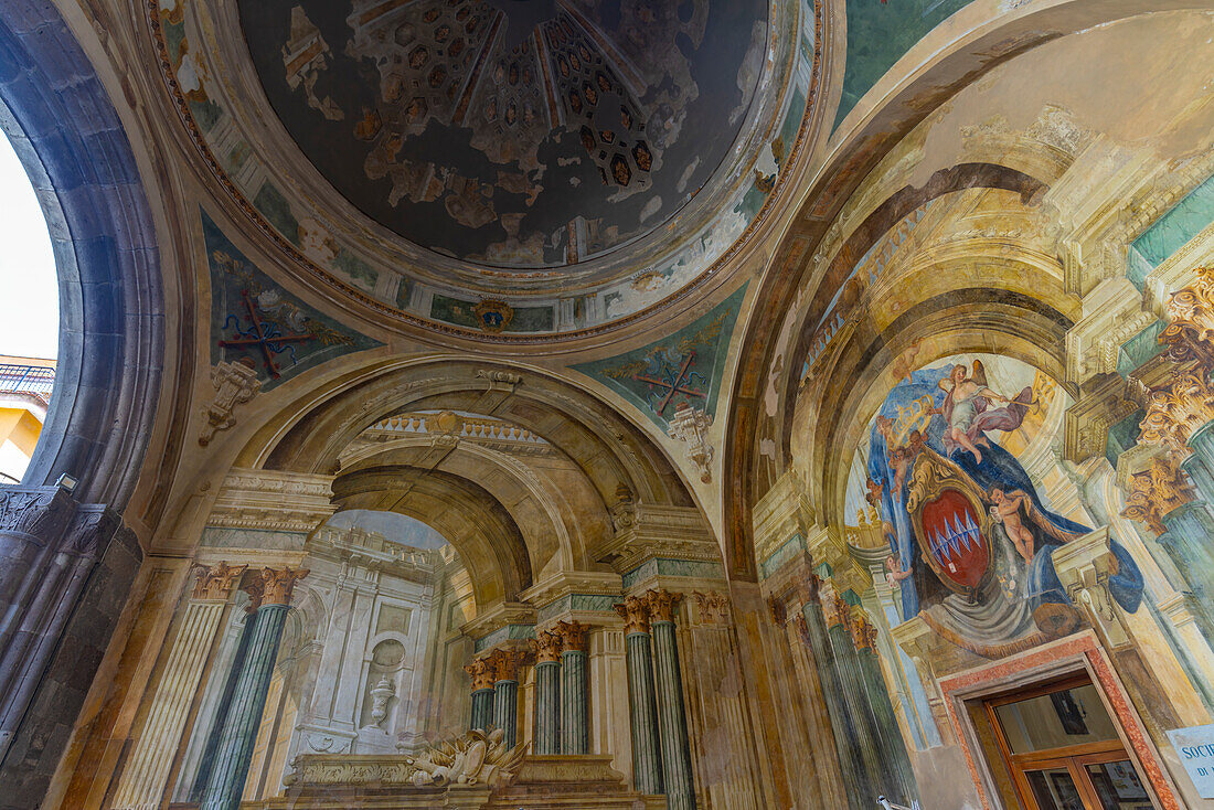 View of interior of Dominova Seat, Sorrento, Campania, Italy, Mediterranean, Europe