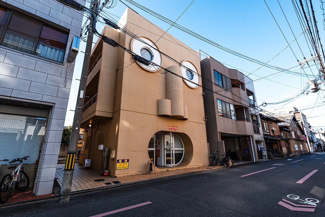 Einzigartige Architektur von Kasumasa Yamashita, des Face House in Kyoto, Honshu, Japan, Asien