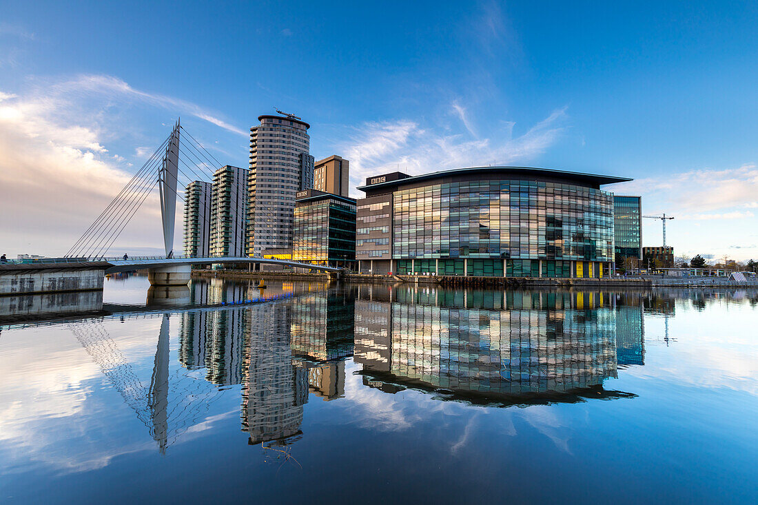 Media City UK, Salford Quays, Greater Manchester, England, Vereinigtes Königreich, Europa