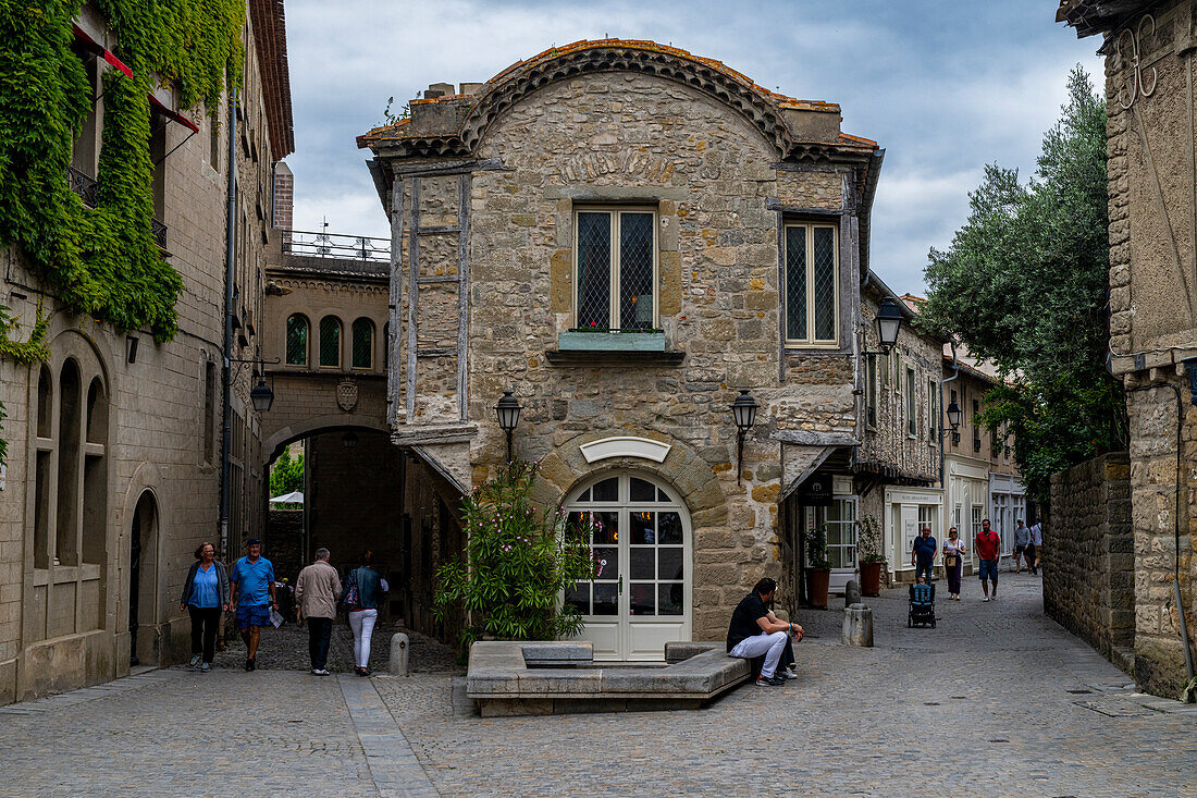 Zitadelle Cite de Carcassonne, UNESCO-Welterbe, Carcassonne, Aude, Okzitanien, Frankreich, Europa