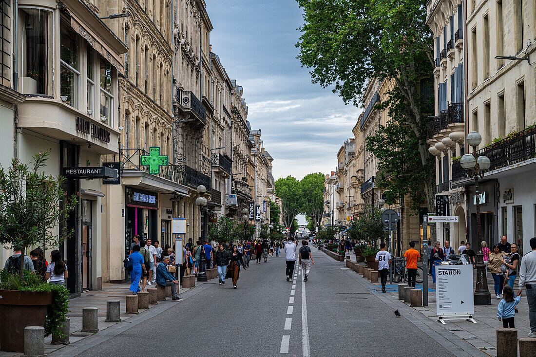 Old town center of Avignon, UNESCO World Heritage Site, Vaucluse, Provence-Alpes-Cote d'Azur, France, Europe