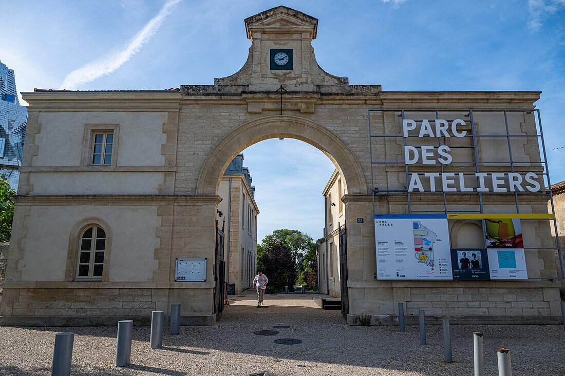 Parc des Ateliers, Arles, Bouches du Rhone, Provence-Alpes-Cote d'Azur, Frankreich, Europa