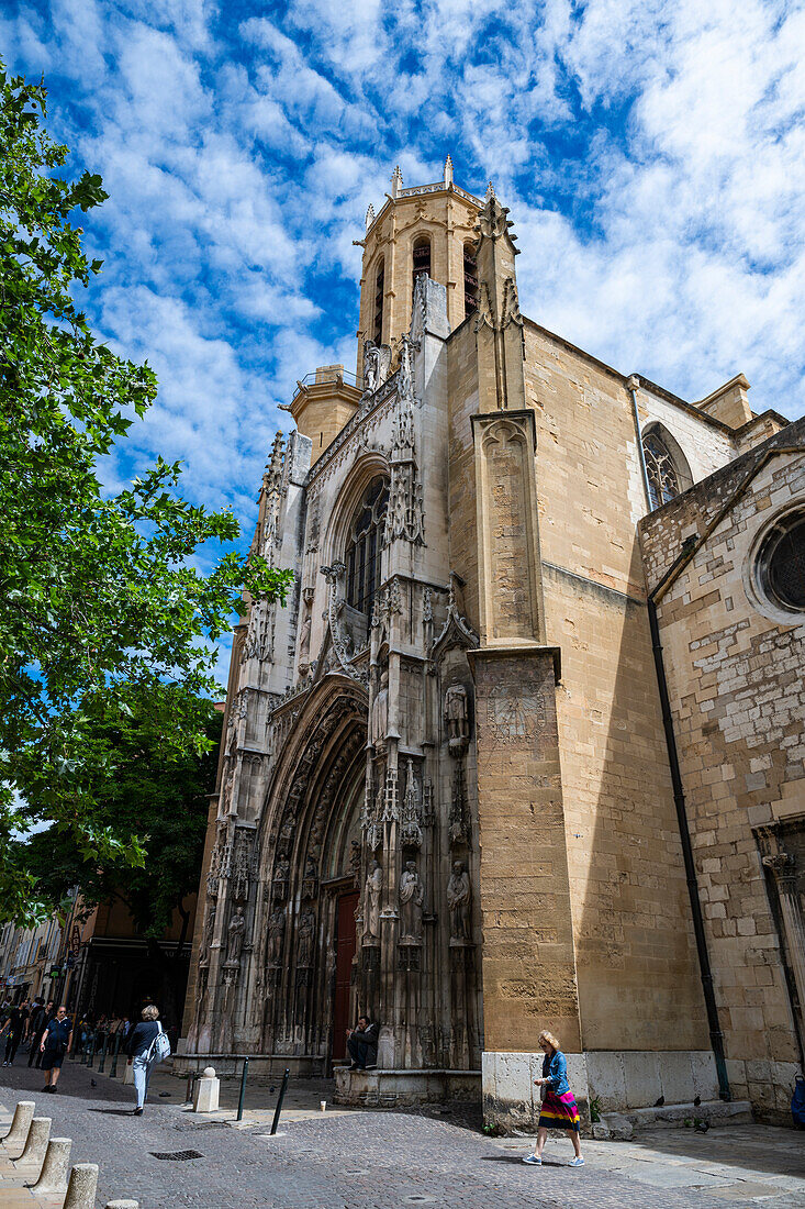 Alter Stadtkern von Aix en Province, Bouches du Rhone, Provence-Alpes Maritimes-Cote d'Azur, Frankreich, Europa