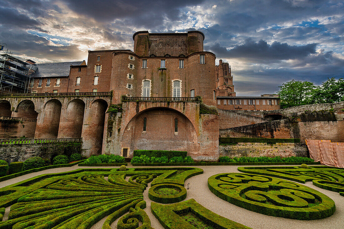 Bischofsstadt, rund um die Kathedrale Sainte-Cecile, UNESCO-Welterbe, Albi, Midi-Pyrenäen, Frankreich, Europa