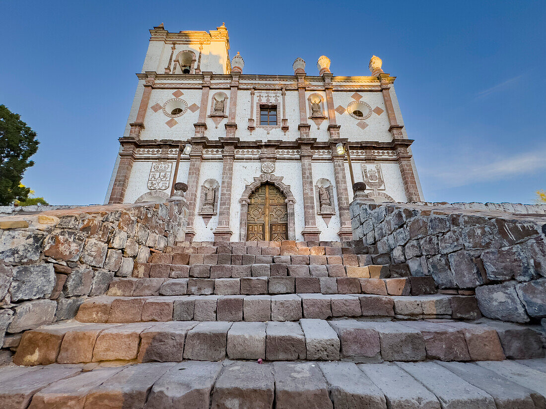 Mission San Ignacio Kadakaaman, gegründet von Jesuitenmissionaren im Jahr 1728, Baja California Sur, Sea of Cortez, Mexiko, Nordamerika