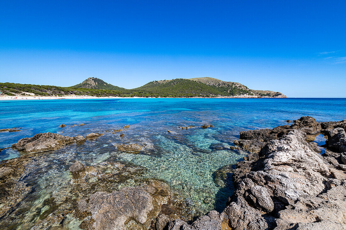 Agulla beach, Mallorca, Balearic islands, Spain, Mediterranean, Europe