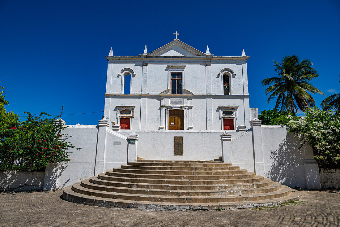 Church of the Nossa Senhora da Saude, Island of Mozambique, UNESCO World Heritage Site, Mozambique, Africa