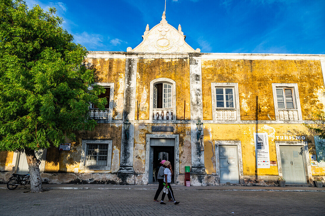 Historic houses on the Island of Mozambique, UNESCO World Heritage Site, Mozambique, Africa