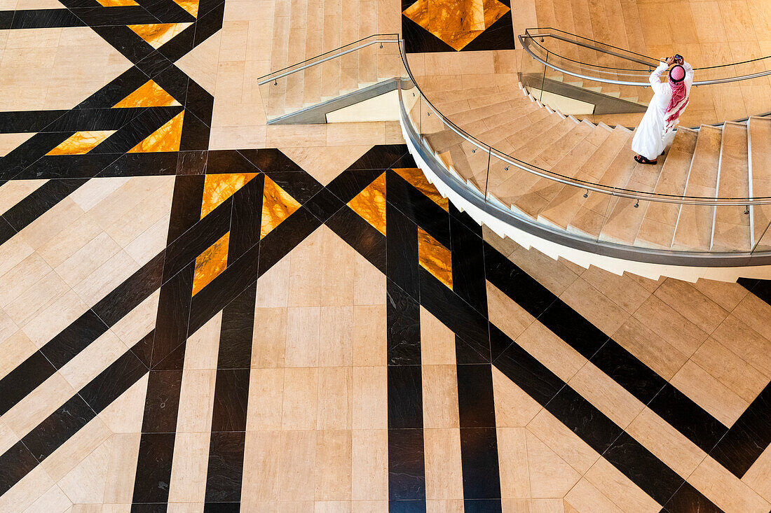 Interior of Museum of Islamic Art, Doha, Qatar, Middle East