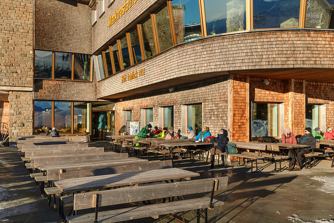 Restaurant an der Station Hofatsblick, Oberstdorf, Schwaben, Bayerische Alpen, Bayern, Deutschland, Europa