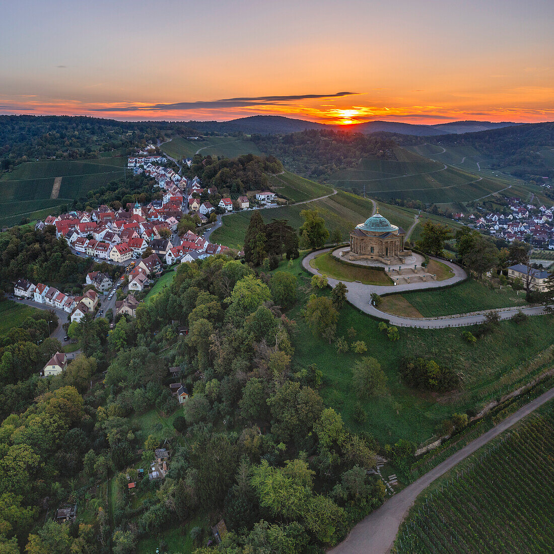 Grabkapelle (Sepulchral Chapel) on Wurttemberg Hill, Stuttgart-Rotenberg, Stuttgart, Baden-Wurttemberg, Germany, Europe