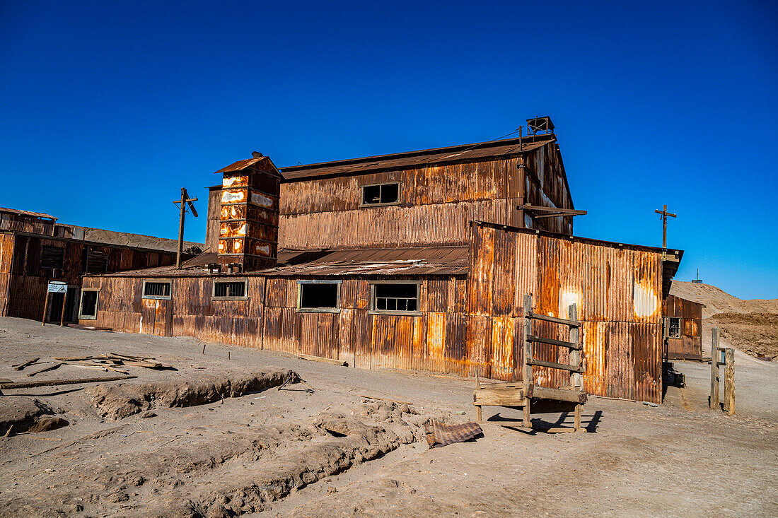 Humberstone Saltpeter Works, UNESCO World Heritage Site, northern Atacama, Chile, South America