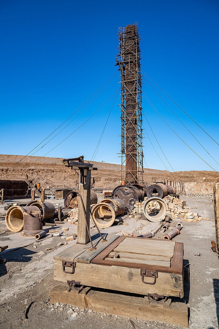 Humberstone Saltpeter Works, UNESCO World Heritage Site, northern Atacama, Chile, South America