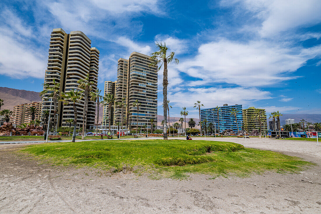 Beachfront of Iquique, Atacama desert, Chile, South America