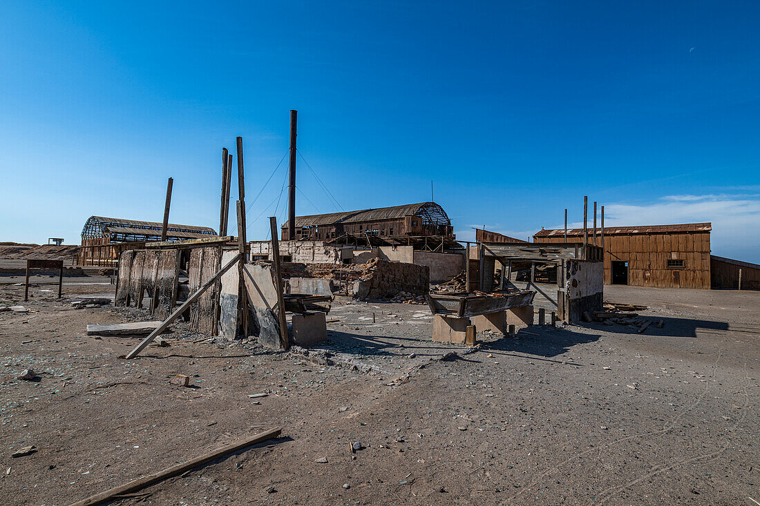 Salpeter-Mine Santa Laura, UNESCO-Welterbe, Atacama-Wüste, Chile, Südamerika