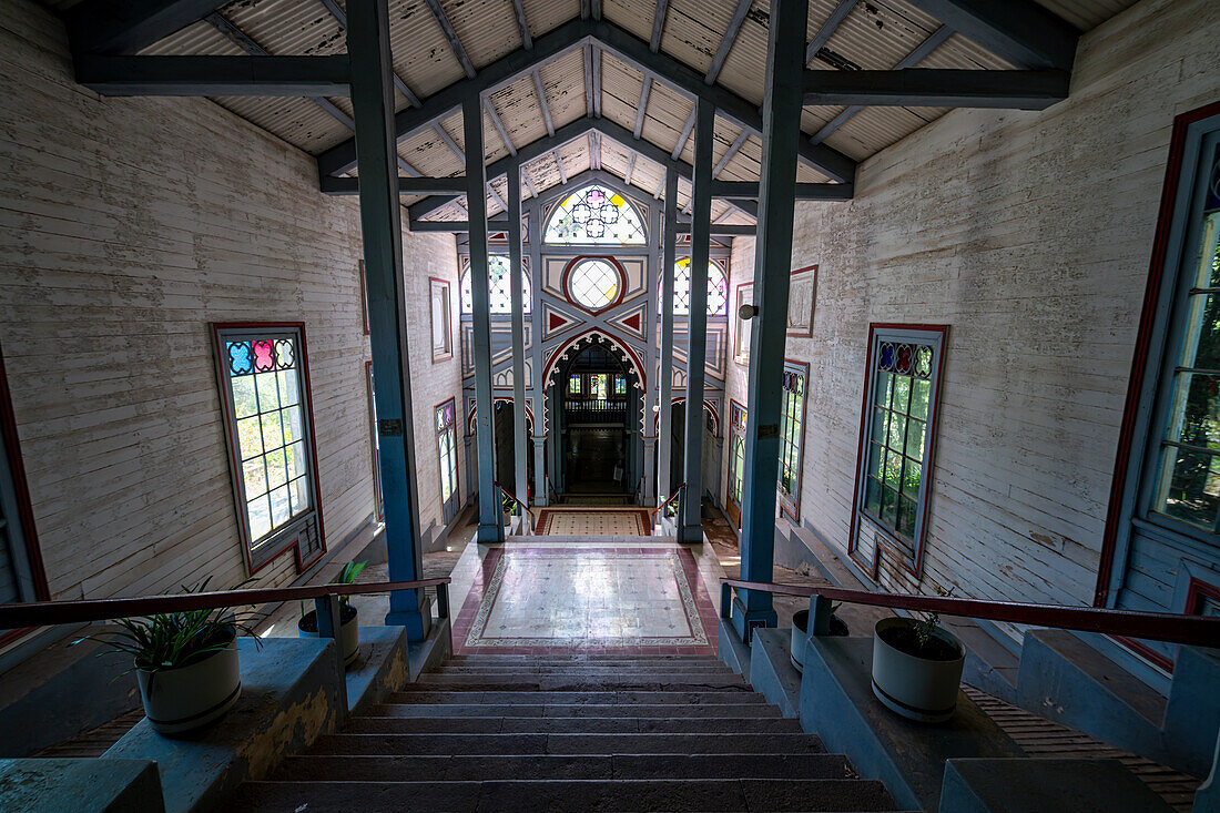 Historic Cauquenes hot springs, central Chile, South America