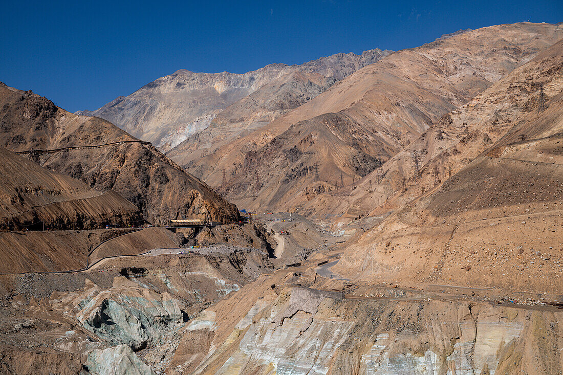 Sewell Mining Town, UNESCO-Welterbestätte, Chile, Südamerika