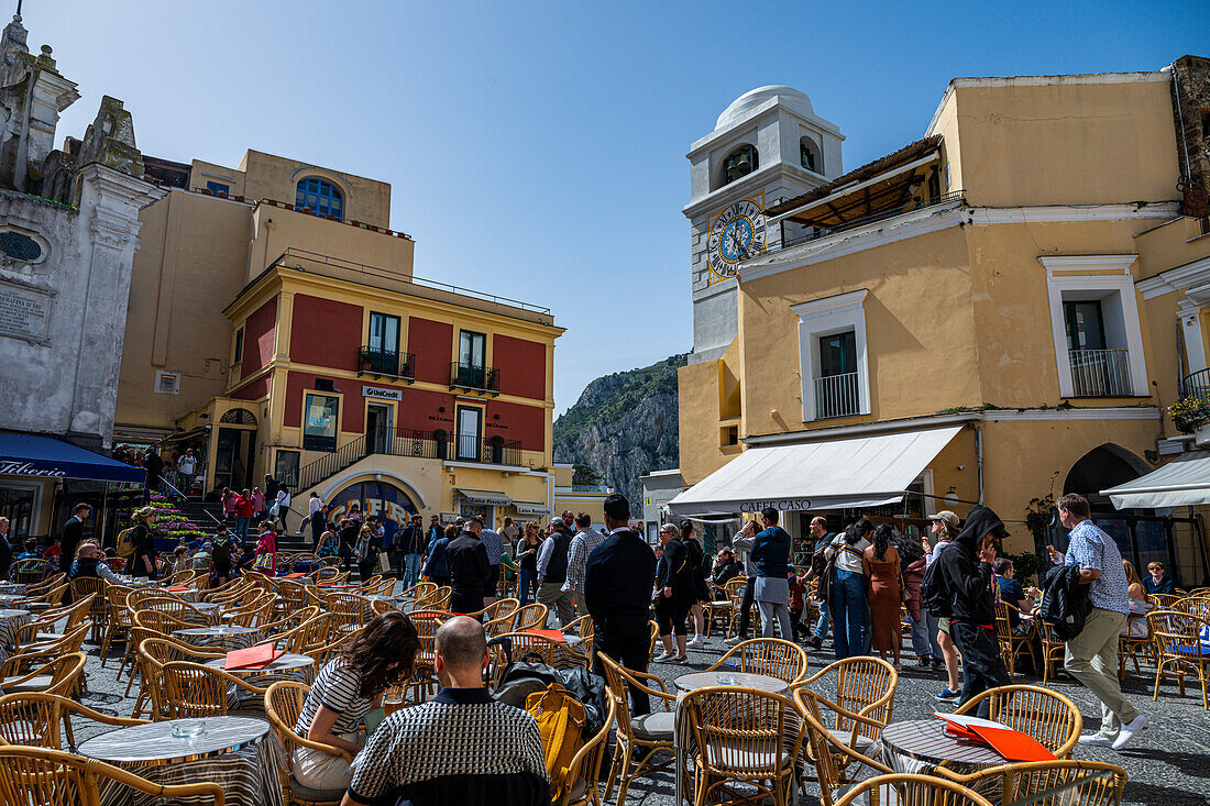 Stadt Capri, Insel Capri, Golf von Neapel, Kampanien, Italien, Europa