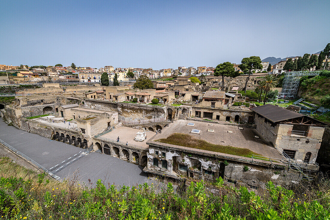 Römische Stadt Herculaneum, UNESCO-Weltkulturerbe, Kampanien, Italien, Europa