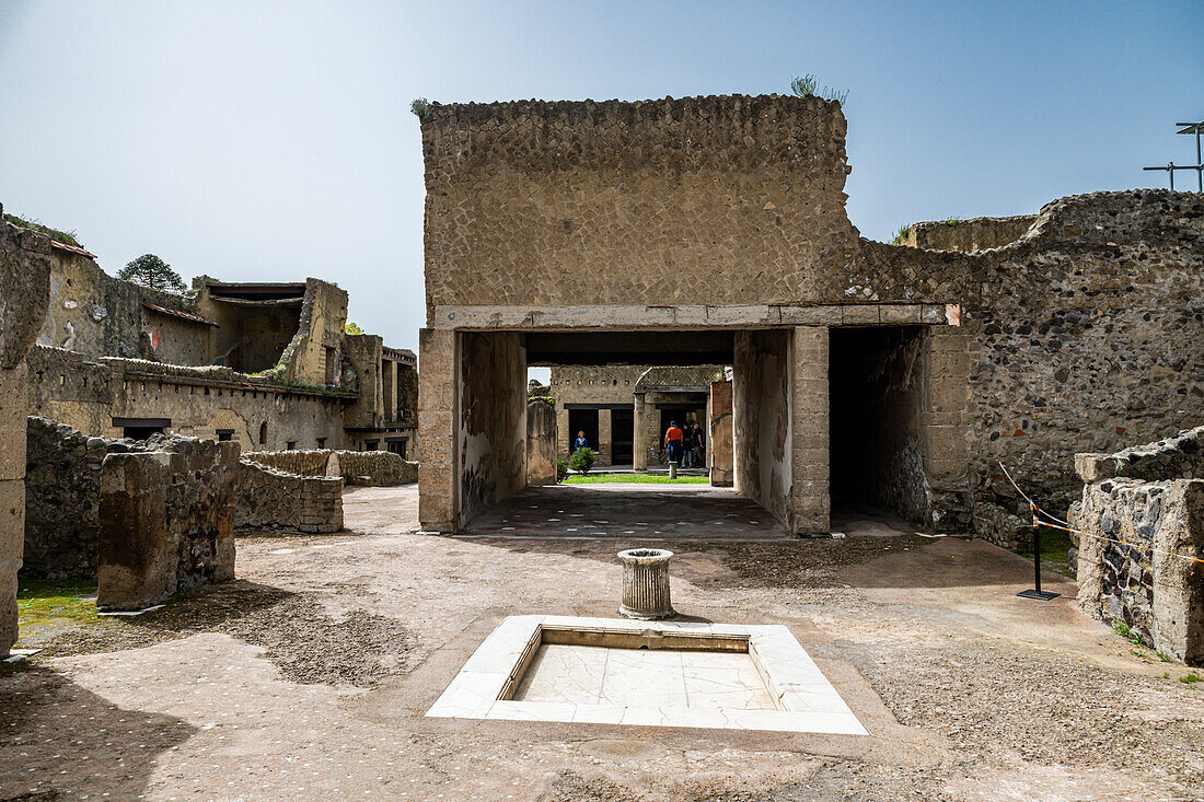 Römische Stadt Herculaneum, UNESCO-Welterbestätte, Kampanien, Italien, Europa