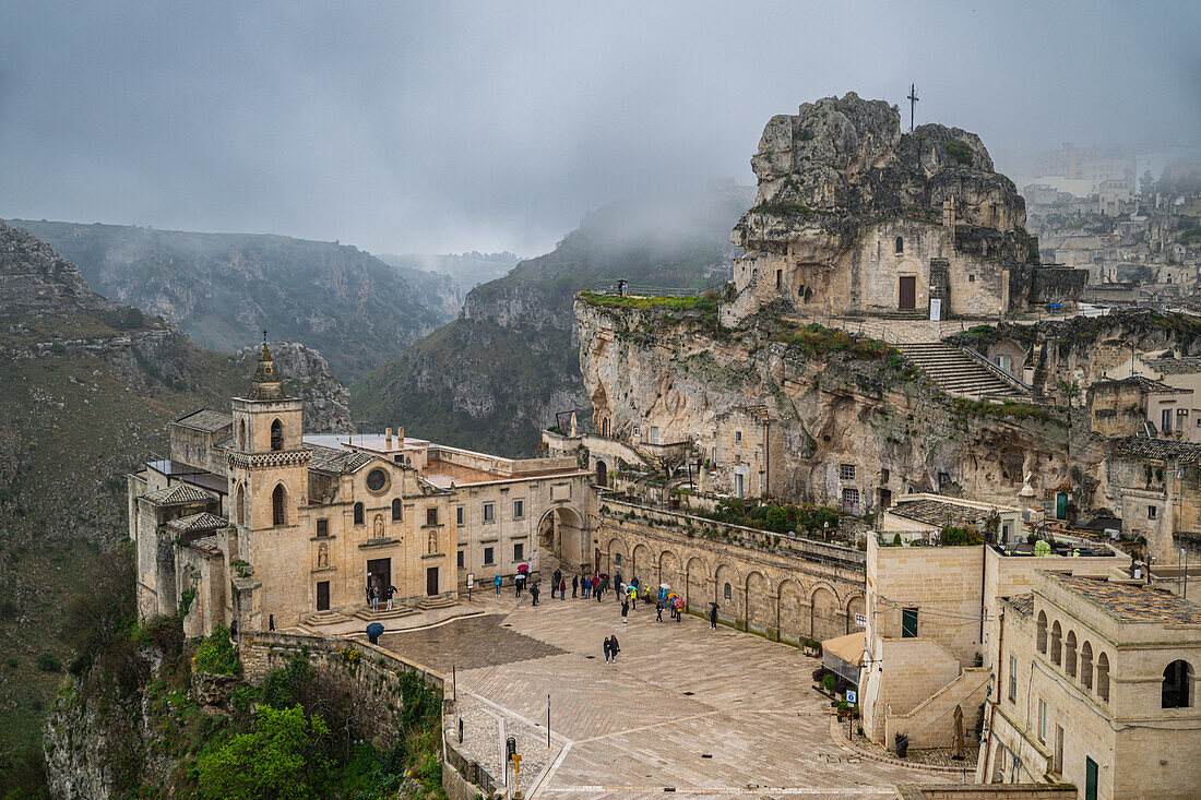 Sassi di Matera, UNESCO-Welterbestätte, Basilikata, Italien, Europa