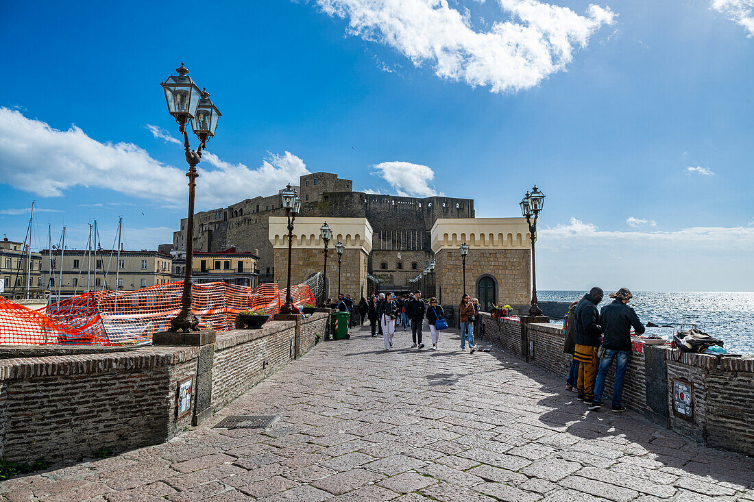 Schloss Ovo, das historische Zentrum von Neapel (Napoli), UNESCO-Welterbe, Kampanien, Italien, Europa