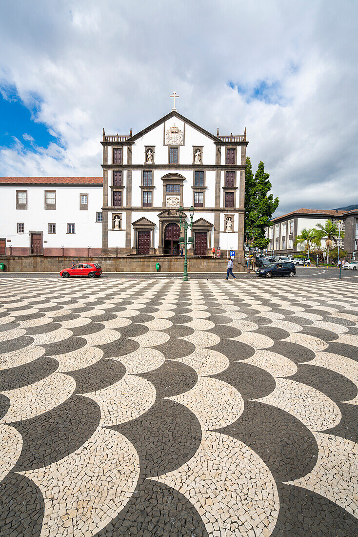 The Church of Saint John the Evangelist of the College of Funchal at Praca do Municipio, Funchal, Madeira, Portugal, Atlantic, Europe