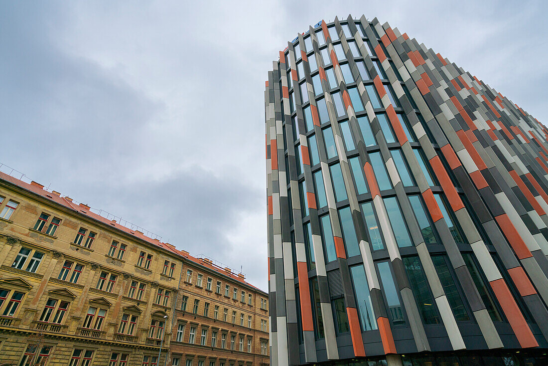 Modern administrative building Main Point Karlin, Karlin, Prague, Czech Republic (Czechia), Europe