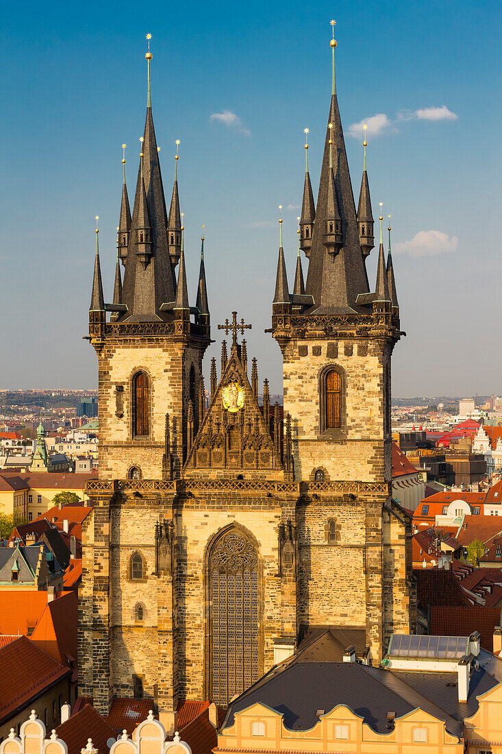 Kirche Unserer Lieben Frau vor Tyn am Altstädter Ring, UNESCO-Welterbe, Altstadt, Prag, Tschechische Republik (Tschechien), Europa