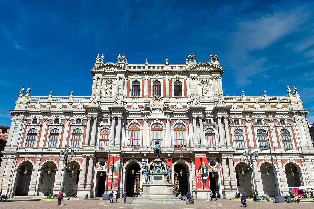 Palazzo Carignano, Turin, Piemont, Italien, Europa