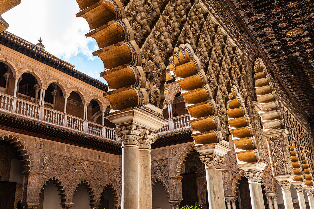 Real Alcazar, UNESCO-Welterbestätte, Sevilla, Andalusien, Spanien, Europa