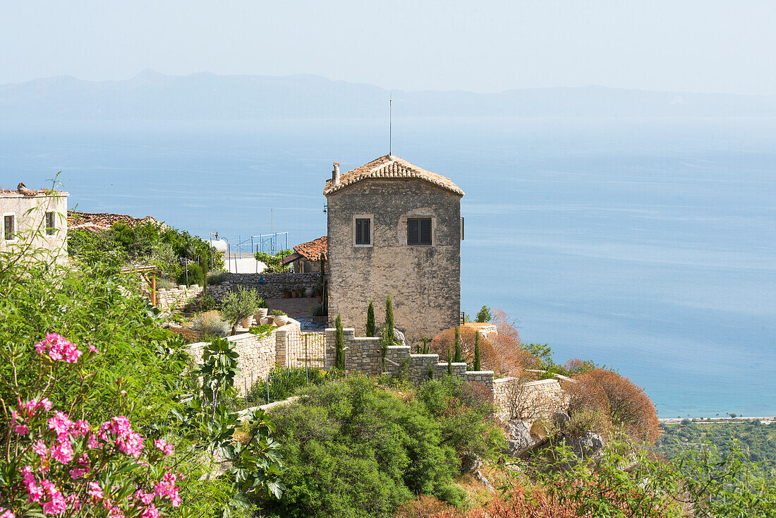 Oberes (altes) Qeparo, Ionische Küste, Albanien, Europa