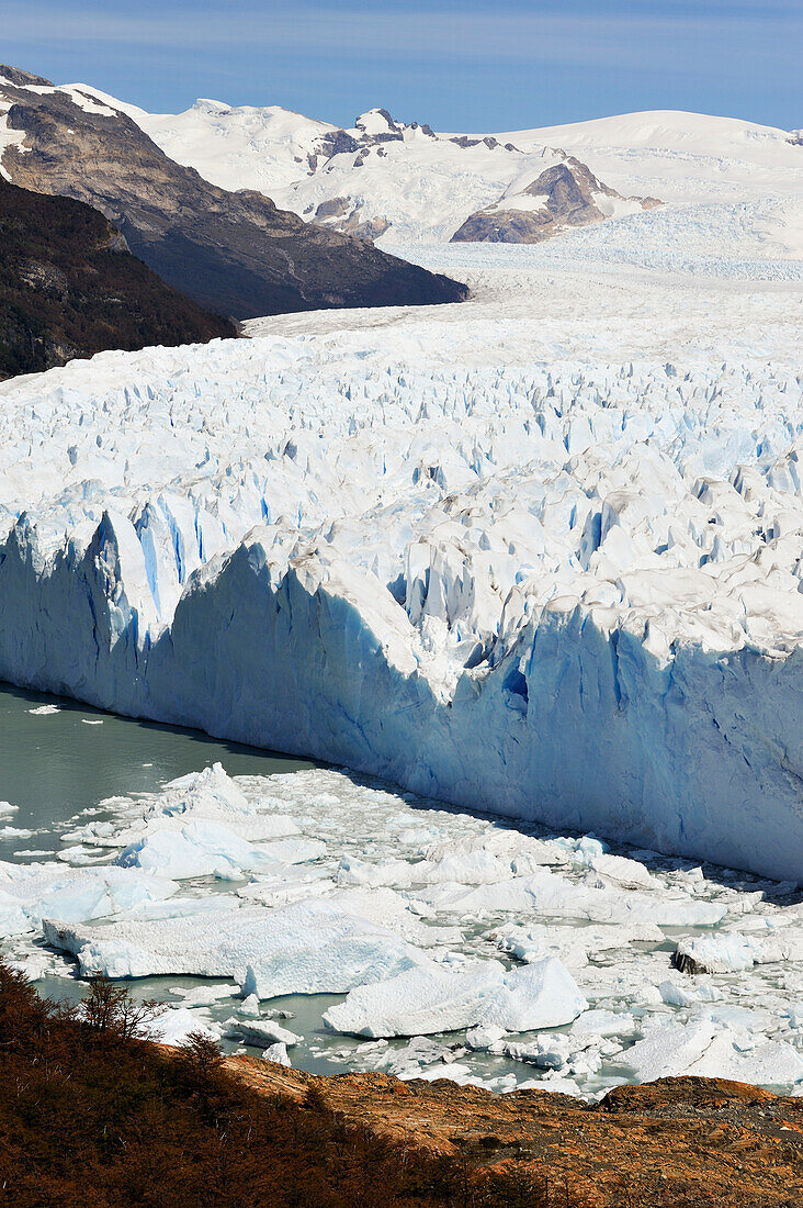 Perito Moreno Glacier, UNESCO World Heritage Site, around El Calafate, Santa Cruz province, Patagonia, Argentina, South America