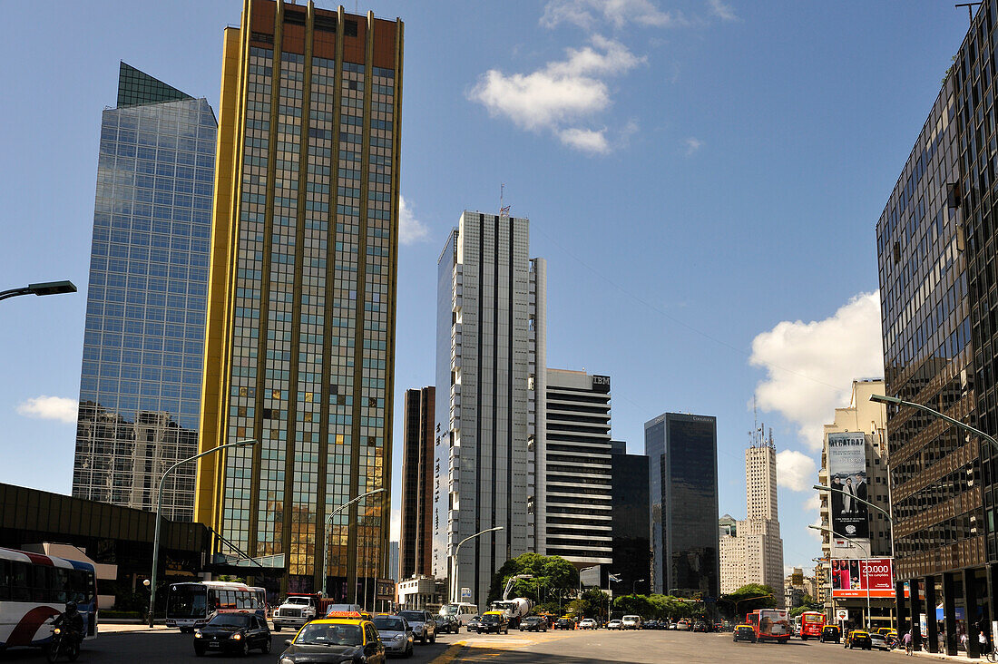 Alem Avenue in Catalinas area, City Center, Buenos Aires, Argentina, South America