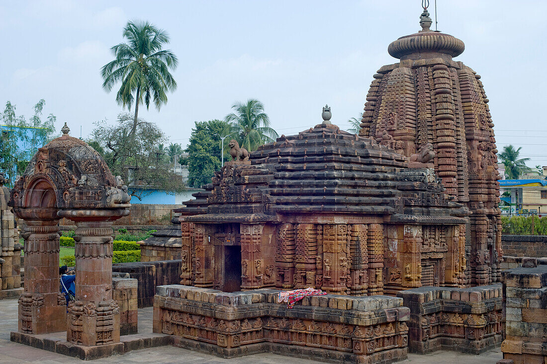 Der Mukteswara-Tempel aus dem 9. Jahrhundert, der der Hindu-Gottheit Shiva geweiht ist, in Bhubaneswar, auch Stadt der Tempel genannt, Bhubaneswar, Odisha, Indien, Asien