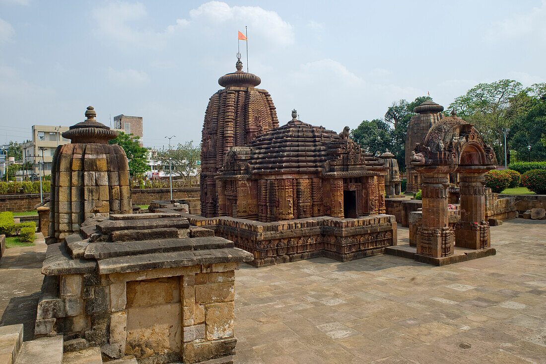 Der Mukteswara-Tempel aus dem 9. Jahrhundert, der der Hindu-Gottheit Shiva geweiht ist, in Bhubaneswar, auch Stadt der Tempel genannt, Bhubaneswar, Odisha, Indien, Asien