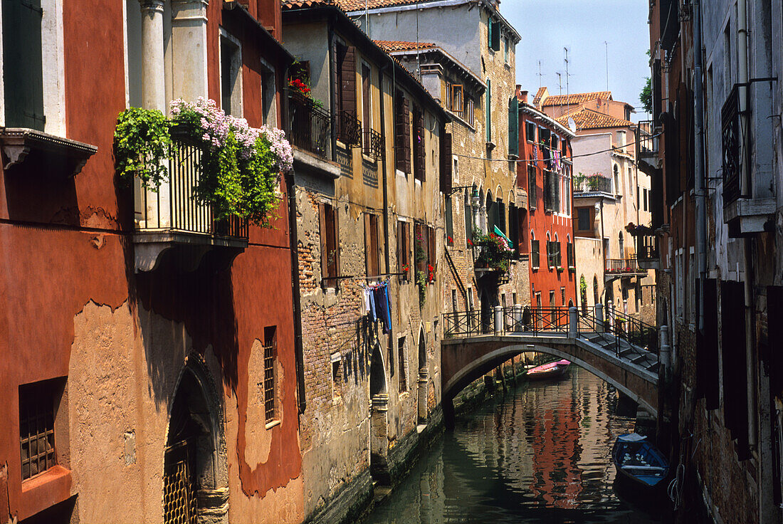 Rio im Stadtteil Cannaregio, Venedig, UNESCO-Welterbe, Region Venetien, Italien, Europa