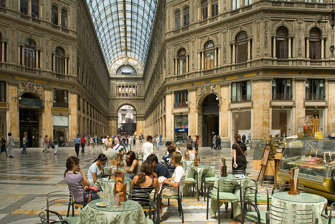 Galleria Umberto I, Neapel, Region Kampanien, Italien, Europa