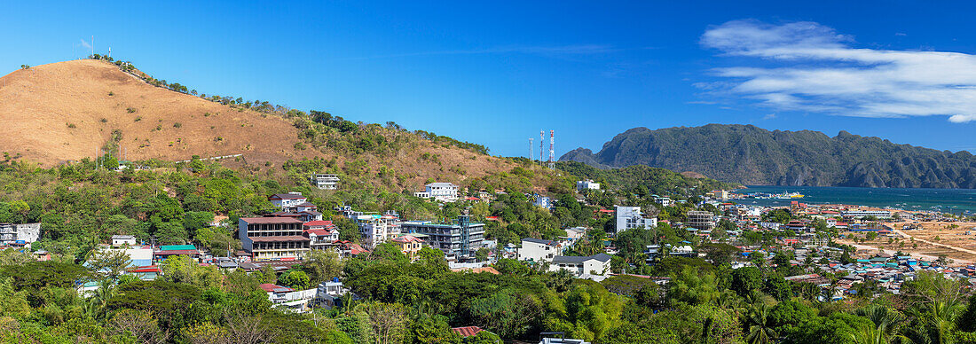 Coron-Stadt, Coron, Palawan, Philippinen, Südostasien, Asien