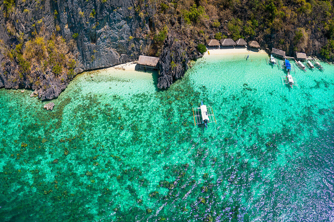 Strand 91, Calamian-Inseln, Coron, Palawan, Philippinen, Südostasien, Asien