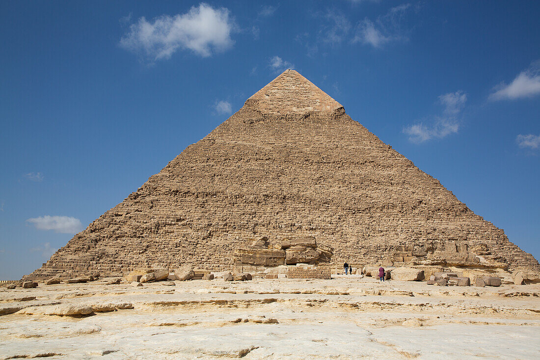 Chephren-Pyramide, Pyramidenkomplex von Gizeh, UNESCO-Welterbe, Gizeh, Ägypten, Nordafrika, Afrika