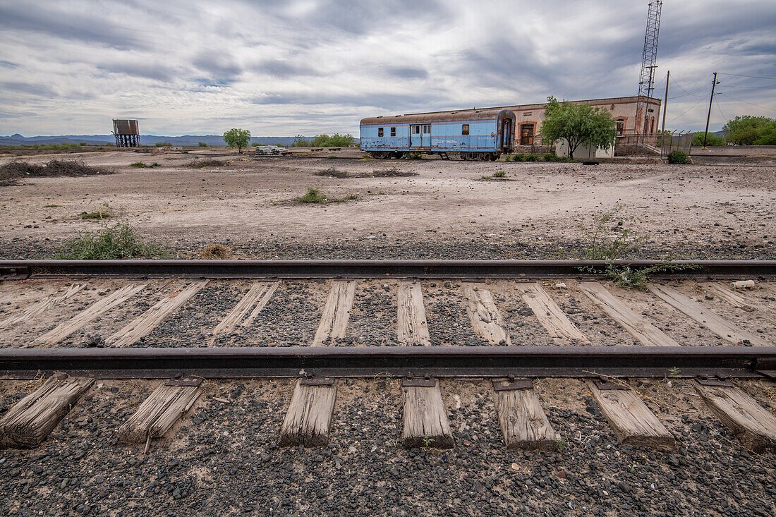 Verlassener Bahnhof, Pedricena, Mexiko