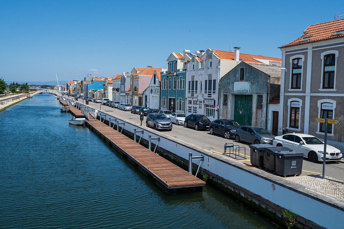 Straßen von Aveiro, Portugal