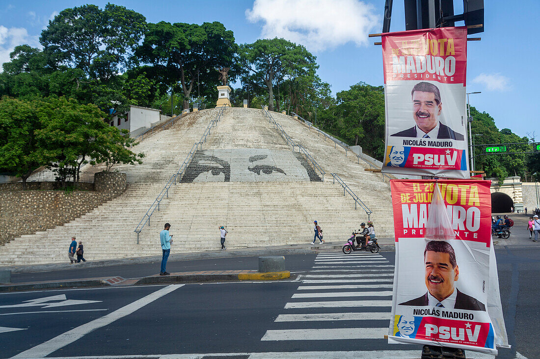 Presidential election day in Venezuela, where the current president Nicolas Maduro and opposition candidate Edmundo Gonzalez Urrutia