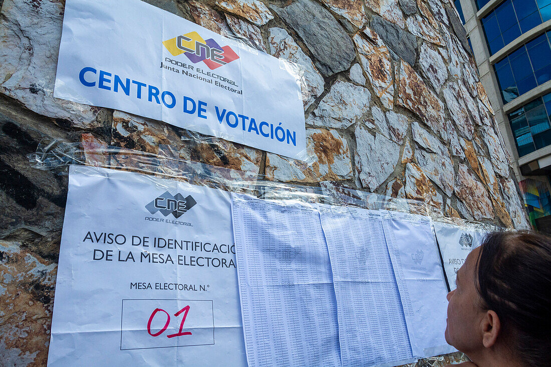 Presidential election day in Venezuela, where the current president Nicolas Maduro and opposition candidate Edmundo Gonzalez Urrutia